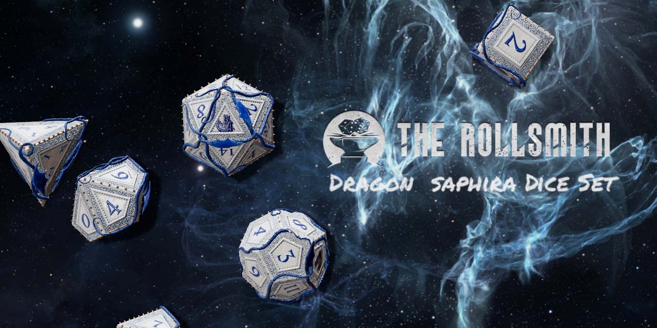 The Rollsmith - Dragon Saphira Dice Set